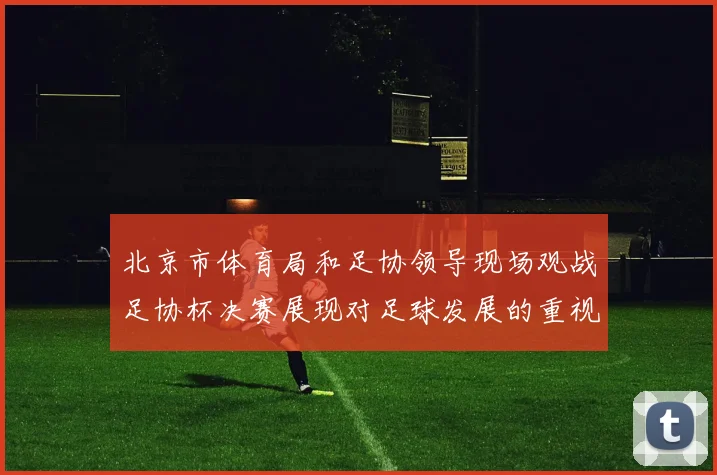 北京市体育局和足协领导现场观战足协杯决赛展现对足球发展的重视
