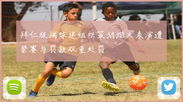 拜仁极端球迷组织策划烟火表演遭禁赛与罚款双重处罚